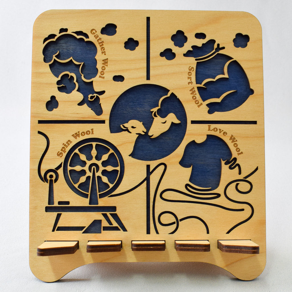 Lemonwood Wool Story Tablet Stand - Miss Babs Notions