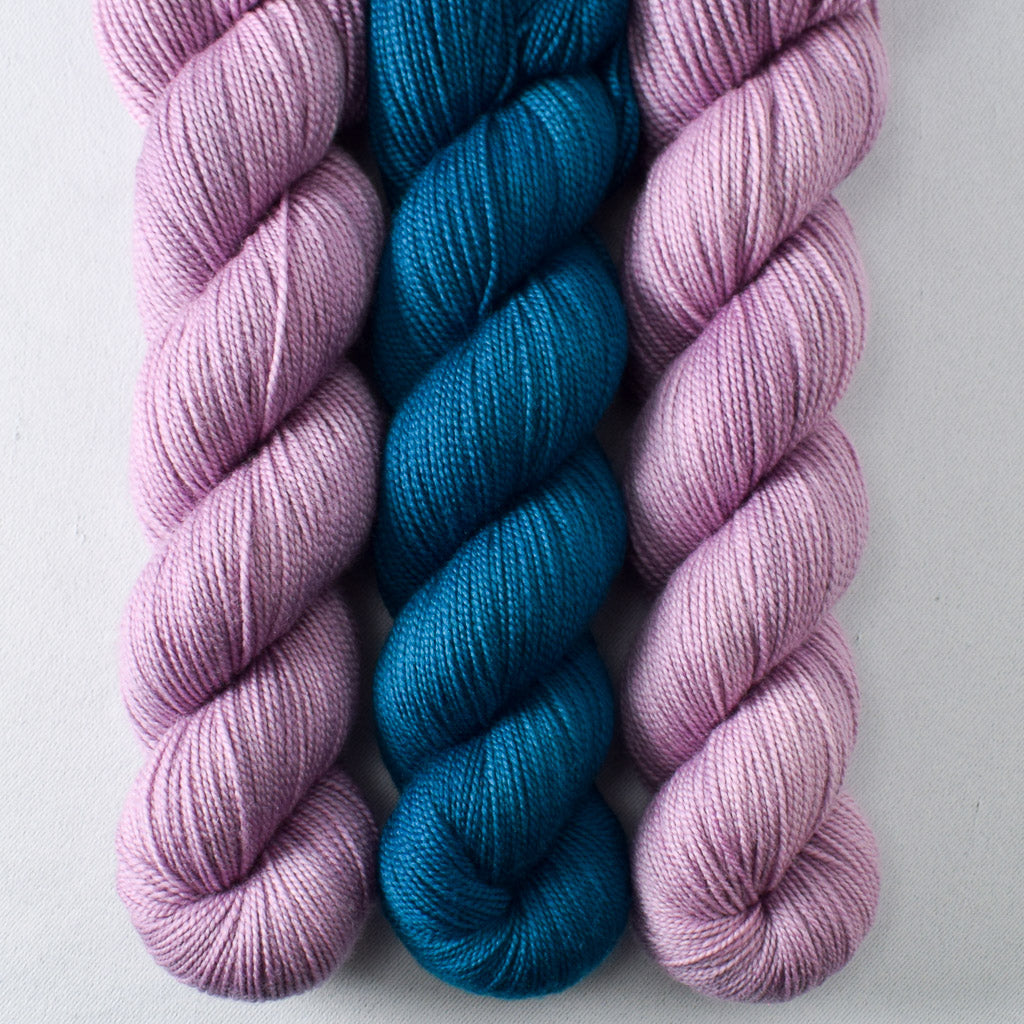 Lepidolite, Sea Teal - Miss Babs Dynamic Duo