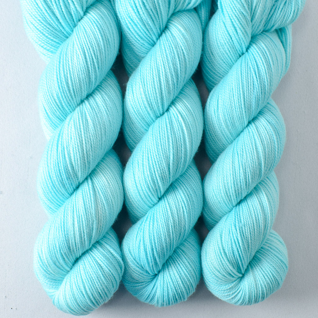 Light Turquoise - Miss Babs Yummy 2-Ply superwash Merino wool yarn