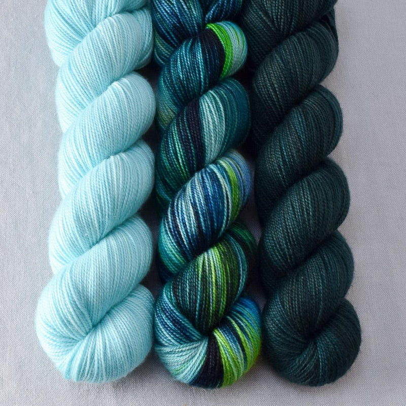 Light Turquoise, Terra, Topaz - Miss Babs Yummy 2-Ply Trio