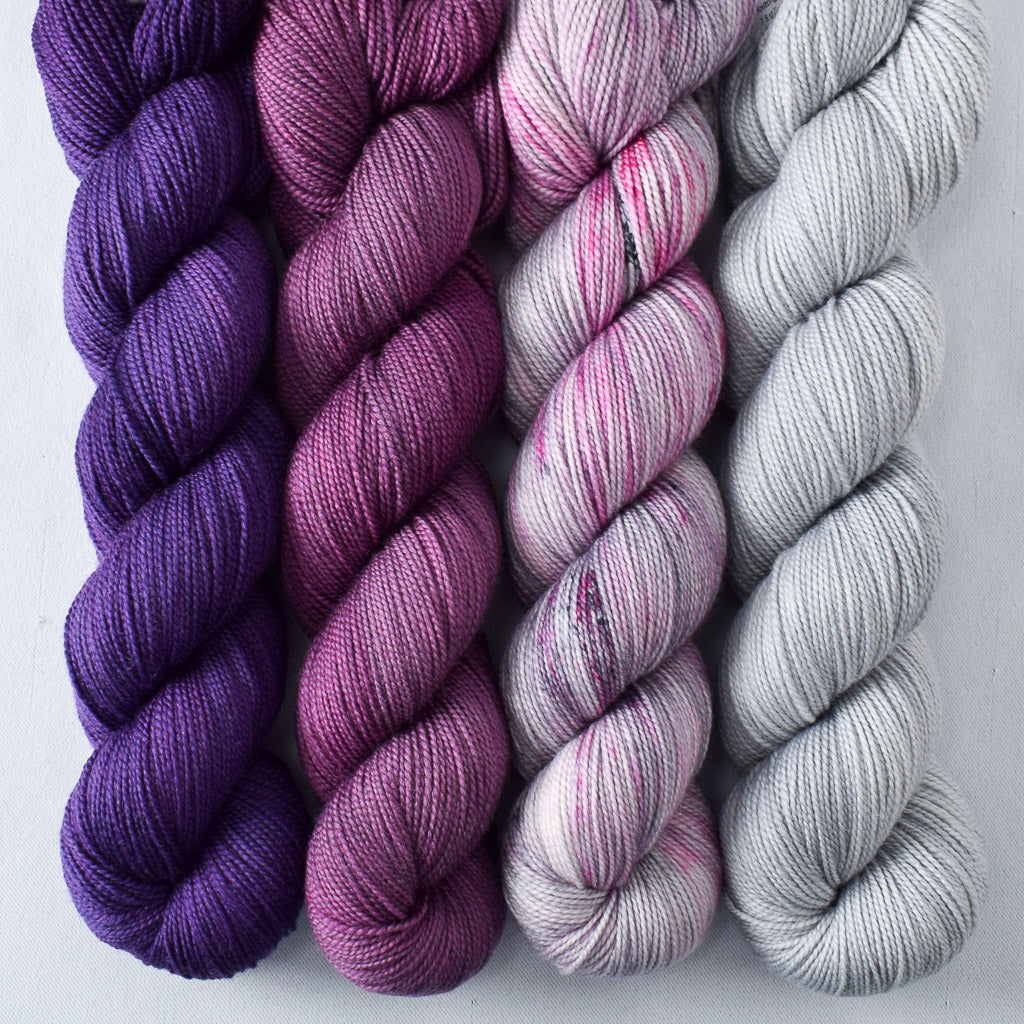 Lilacs, Japanese Maple, Hearts and Arrows, Quicksilver - Miss Babs Yummy 2-Ply Quartet