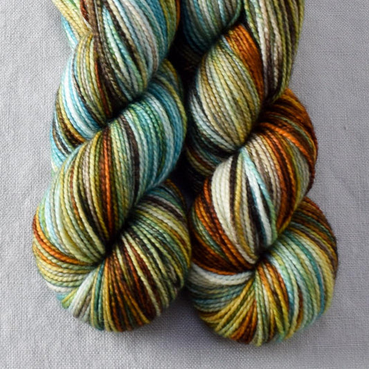 Lost Treasure - Miss Babs Yummy 2-Ply Toes superwash Merino wool yarn