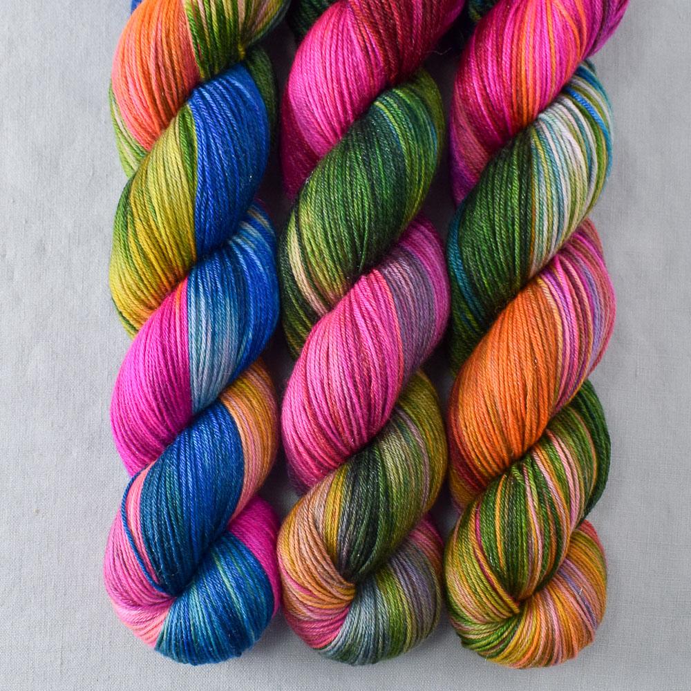 Mad Hatter - Miss Babs Tarte wool blend sock yarn