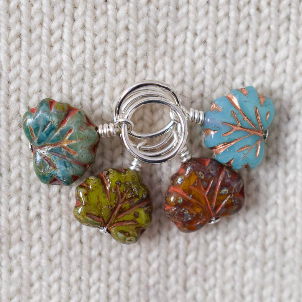 Maple Leaves - Miss Babs Stitch Markers