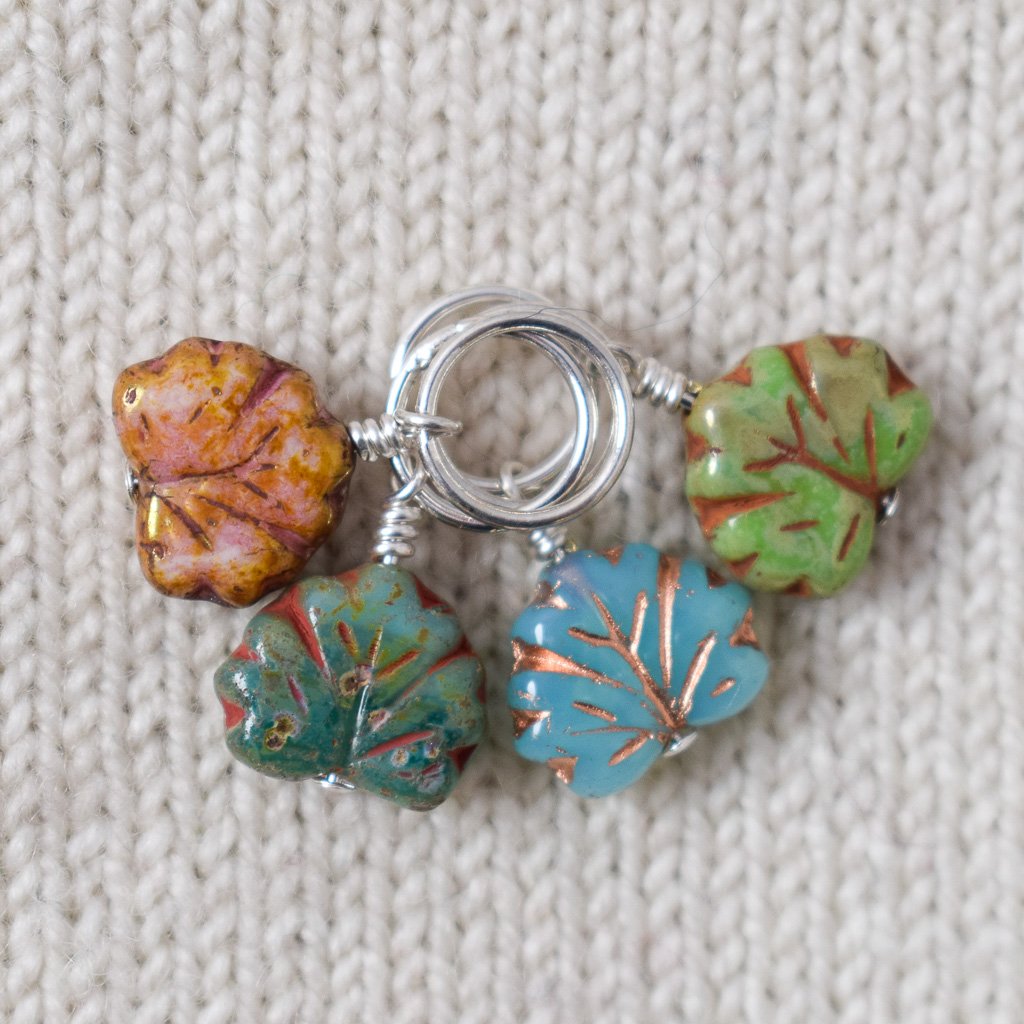 Maple Leaves - Miss Babs Stitch Markers