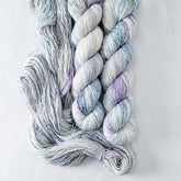 Mariposa - Miss Babs Estrellita fingering weight superwash merino and Lurex yarn