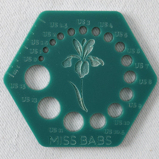 Miss Babs Needle Gauge Evergreen - Miss Babs Notions