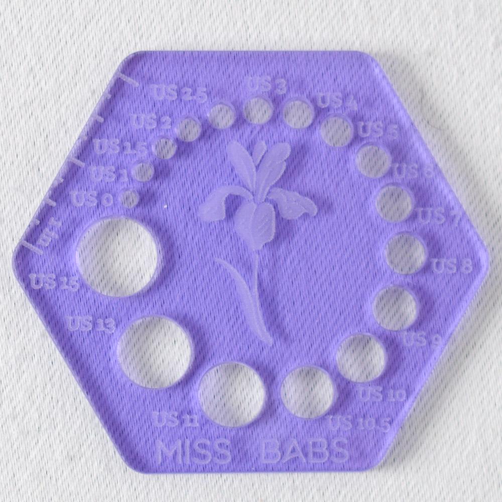 Miss Babs Needle Gauge Number 1 -- Purple - Miss Babs Notions