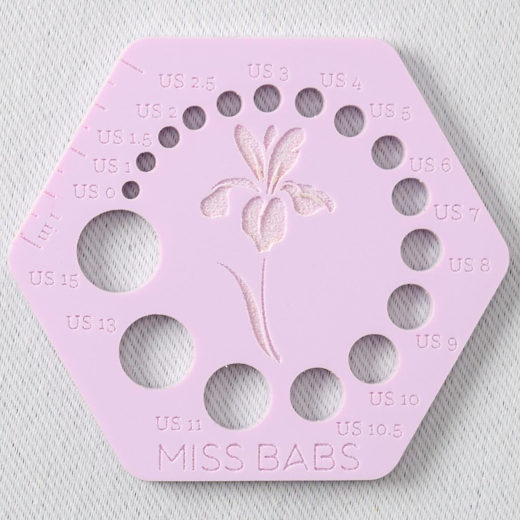 Miss Babs Needle Gauge Orchid - Miss Babs Notions