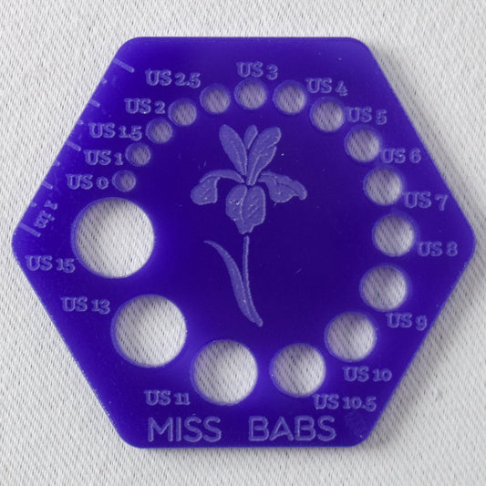 Miss Babs Needle Gauge Purple - Miss Babs Notions