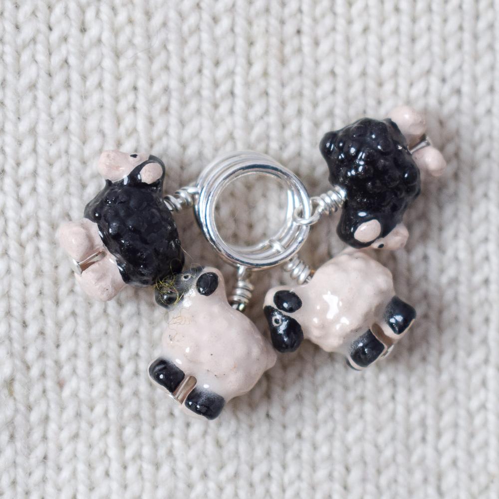 Mixed Flock of Sheep - Miss Babs Stitch Markers