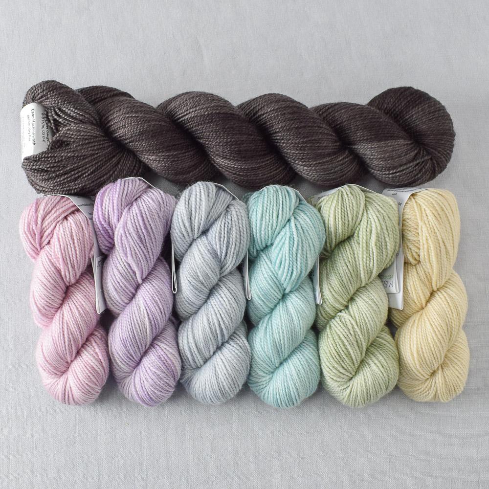 Moonbow and Dark Pegasus Yummy 2-Ply Shawl Set - Gradient Set