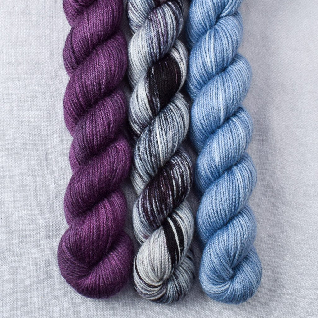 Morticia, Stonewashed, Tulipa - Miss Babs Yowza Mini Trio