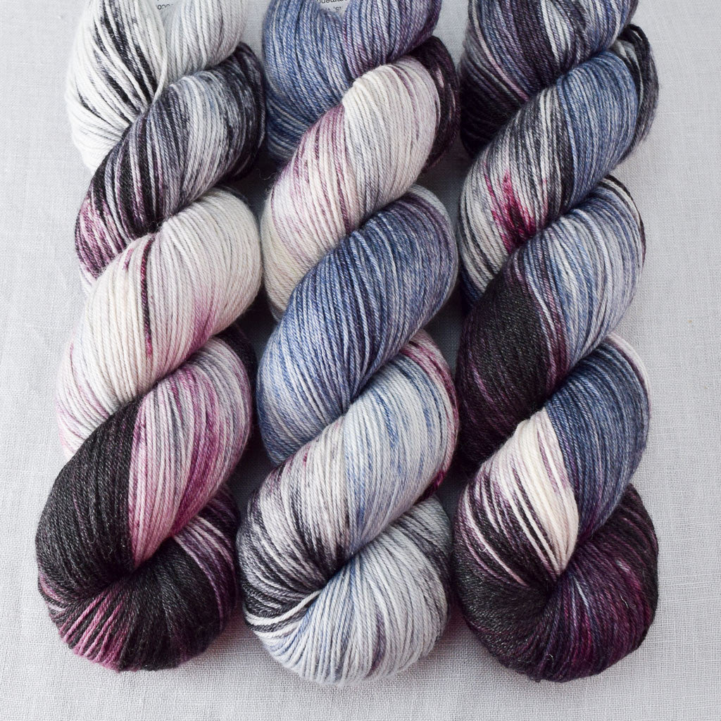 Morticia - Miss Babs Tarte wool blend sock yarn