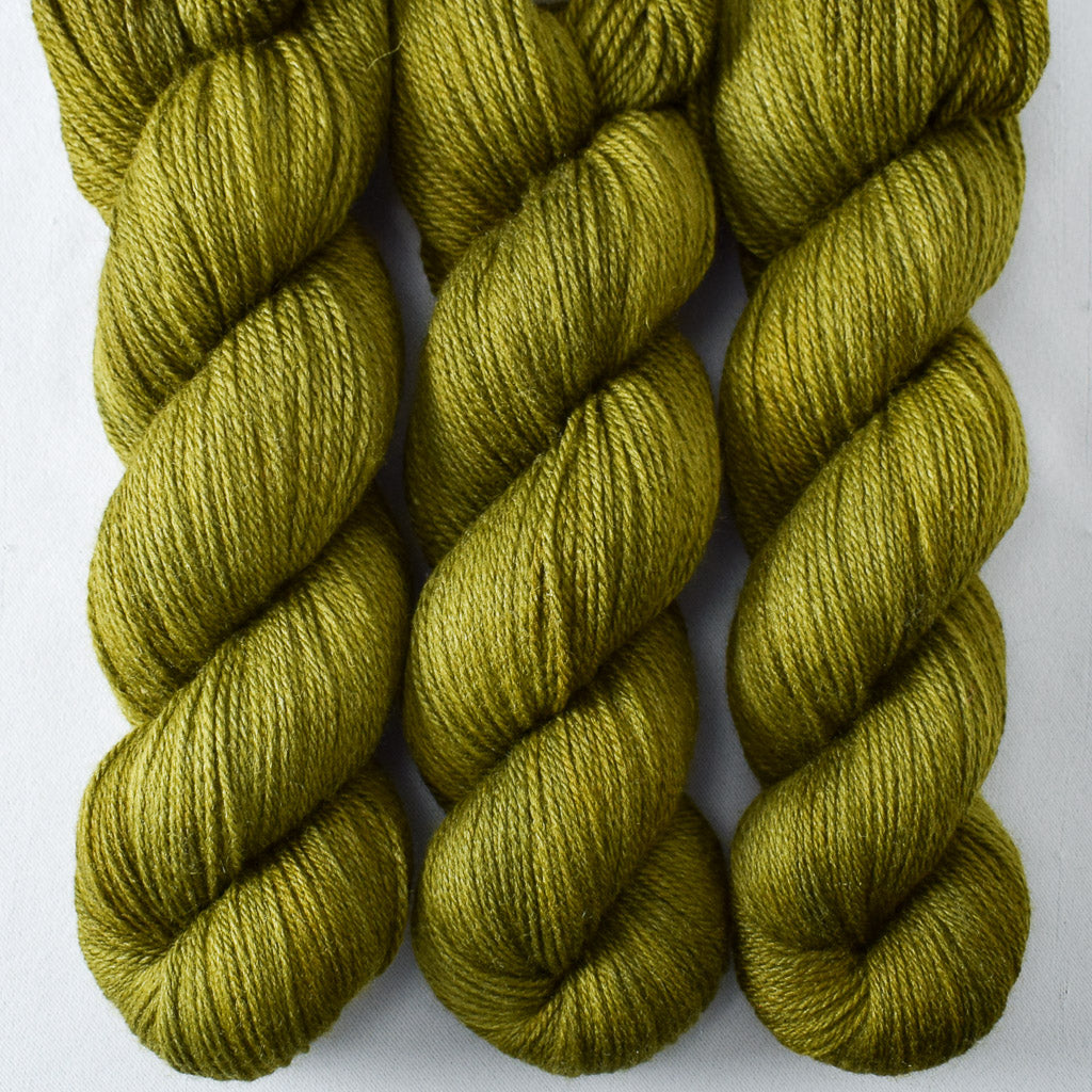 Moss - Miss Babs Killington wool and silk blend yarn
