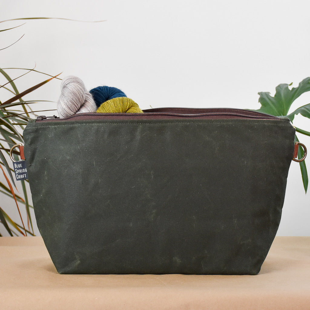Forest with Multi Bubbles Bag No. 5 - The Large Zip Project Bag