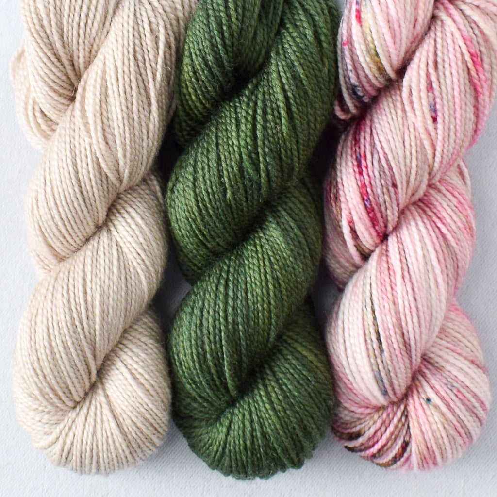 Mystery Gnome Set: Coastal Fog, Sempervirens, Apple Season - Miss Babs Toe Trio