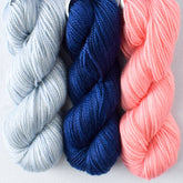 Mystery Gnome Trio: Faded, McHales, Rhodochrosite - Miss Babs Toe Trio