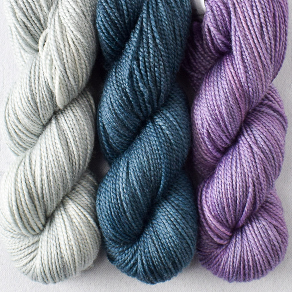 Mystery Gnome Trio: Fogbound, Spiny, Purple Urchin - Miss Babs Toe Trio