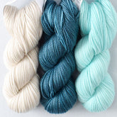Mystery Gnome Trio: Plover, Blue Ocean, Watering Can - Miss Babs Toe Trio