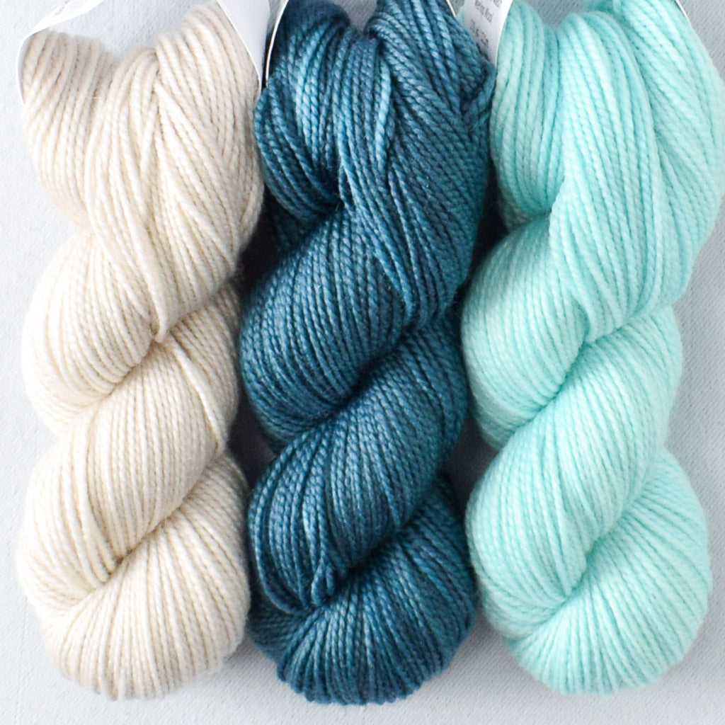 Mystery Gnome Trio: Plover, Blue Ocean, Watering Can - Miss Babs Toe Trio