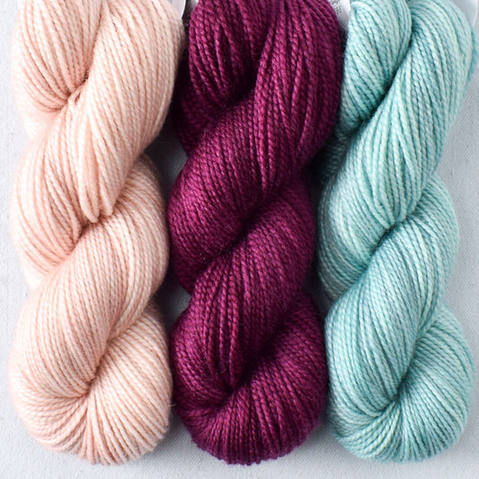 Mystery Gnome Trio: Princess Buttercup, Bougainvillea, Deer Moss - Miss Babs Toe Trio