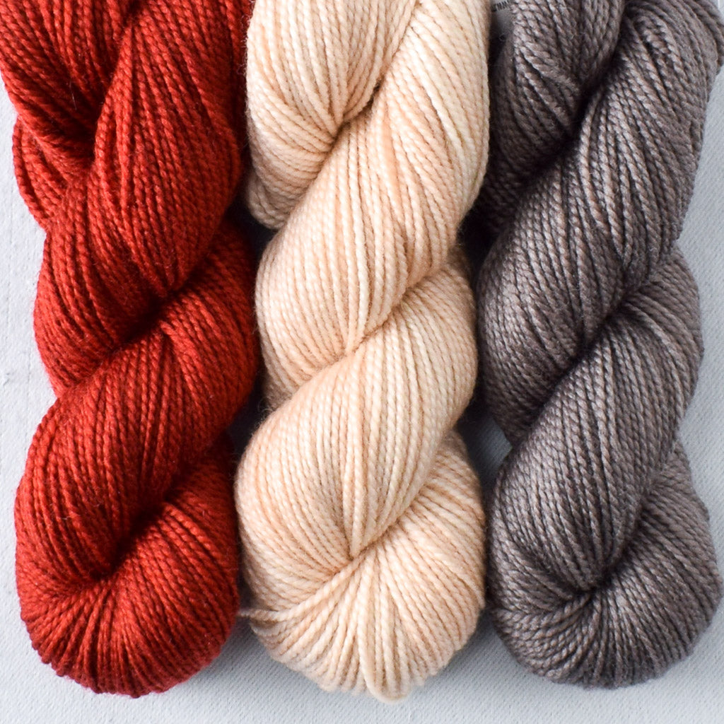 Mystery Gnome Trio: Vlads, Muslin, Field Mouse - Miss Babs Toe Trio