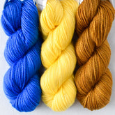 Mystery Gnome Trio: Zing, Sunny, Old Gold - Miss Babs Toe Trio