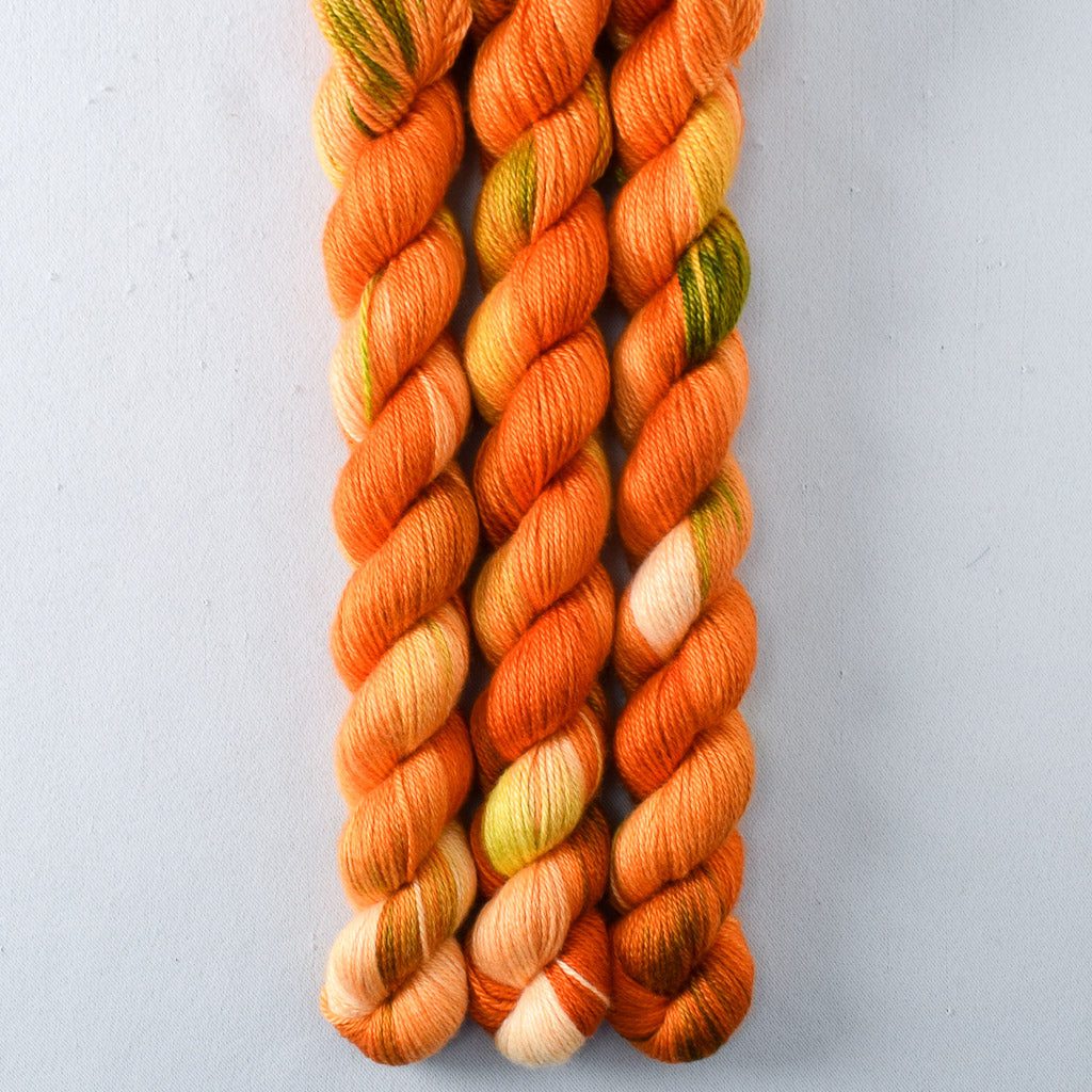 Nasturtiums - Miss Babs Sojourn cashmere and silk yarn