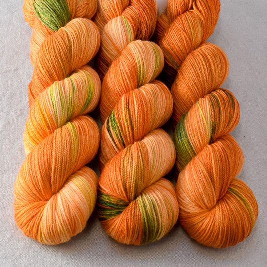 Nasturtiums - Miss Babs Tarte yarn