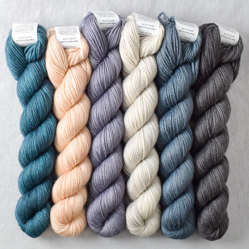 Nightshift Puddle Jumping - Miss Babs Yowza Mini Gradient yarn