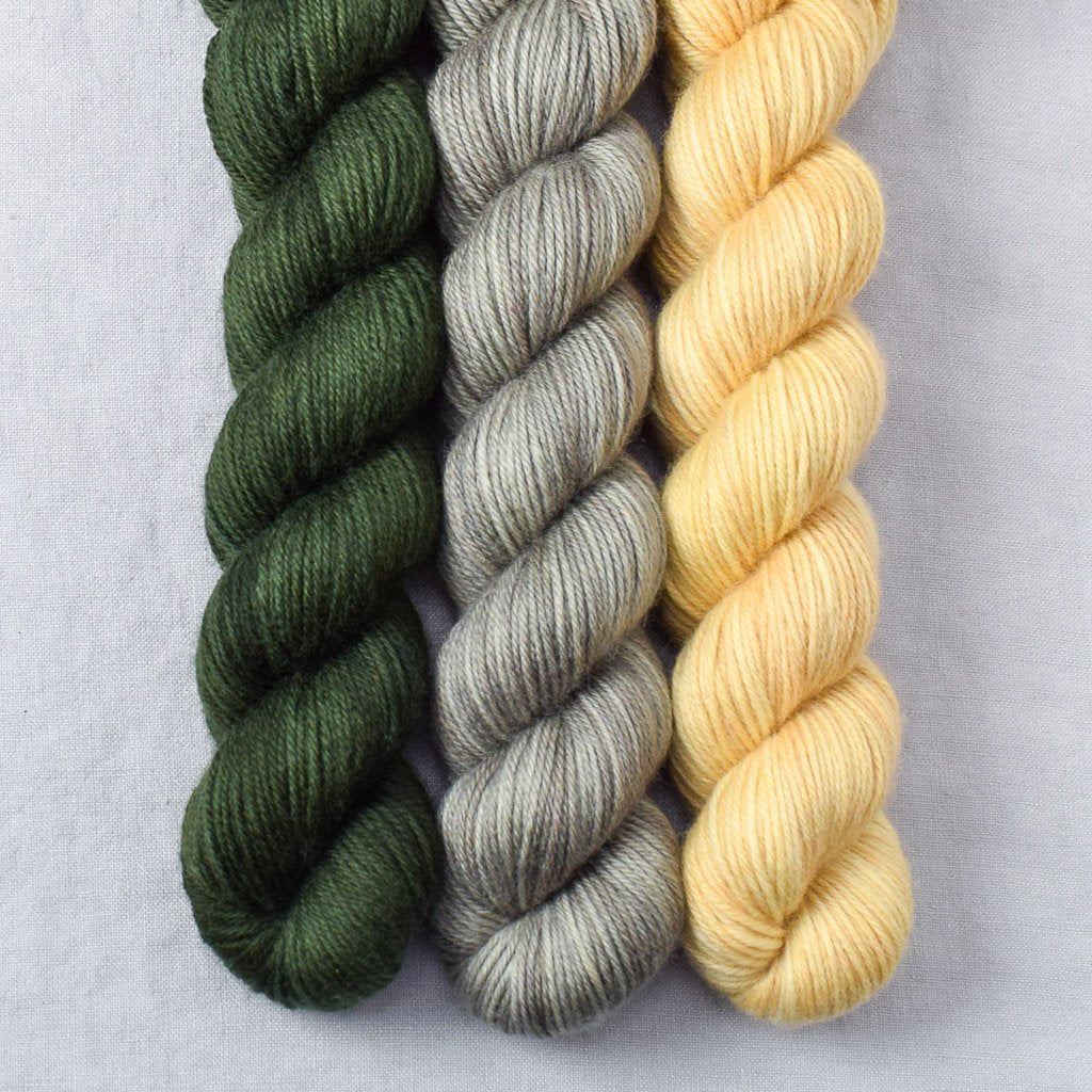 Nori, Sycamore, Wheaten - Miss Babs Yowza Mini Trio