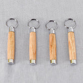 Oak Hand Turned Darning Needle Holder - Miss Babs Notions