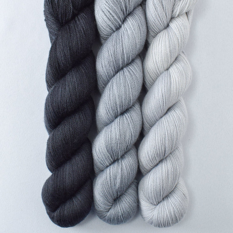 Obsidian, Quicksilver, Slate - Miss Babs Caroline Trio