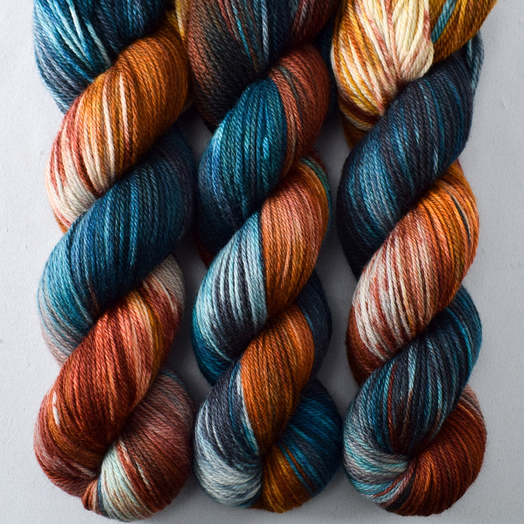 Ocean Jasper - Miss Babs Killington wool and silk blend yarn