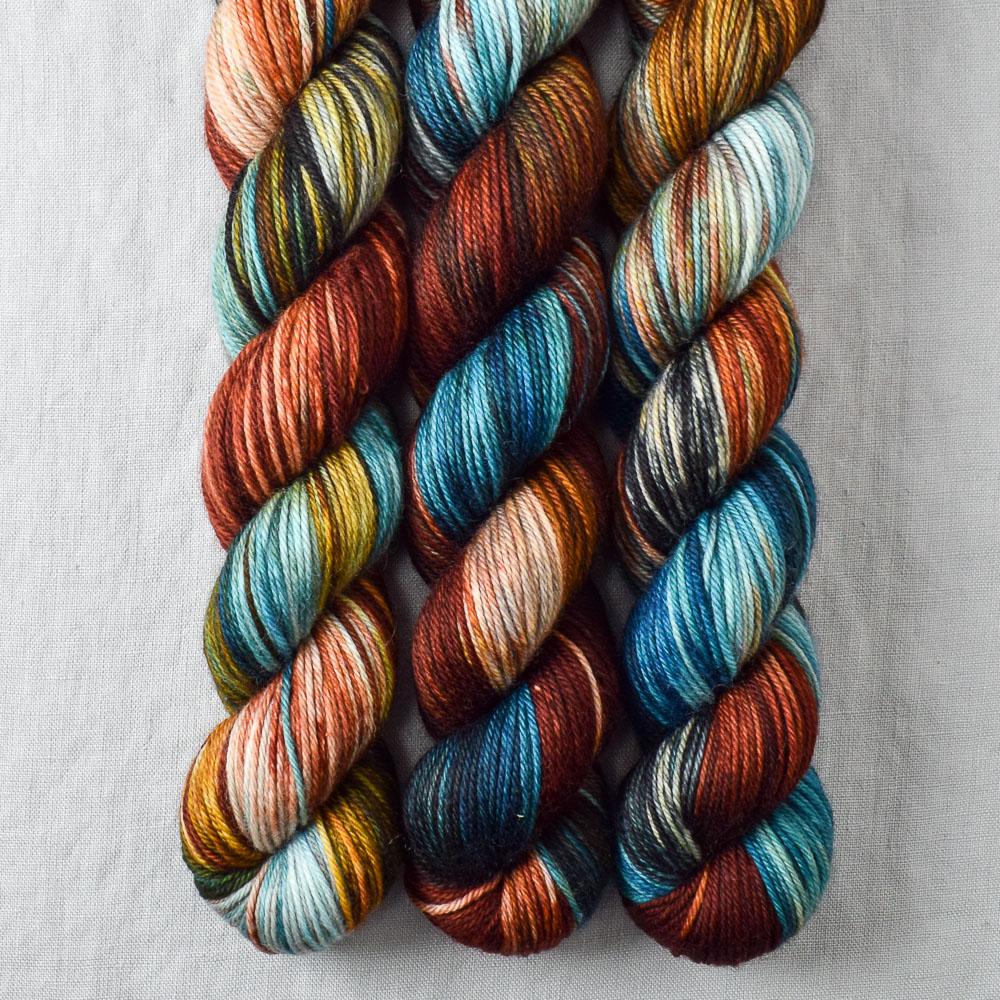 Ocean Jasper - Miss Babs Yowza Mini superwash Merino wool yarn