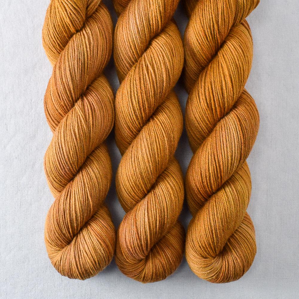Old Gold - Miss Babs Putnam Merino wool and nylon sock yarn
