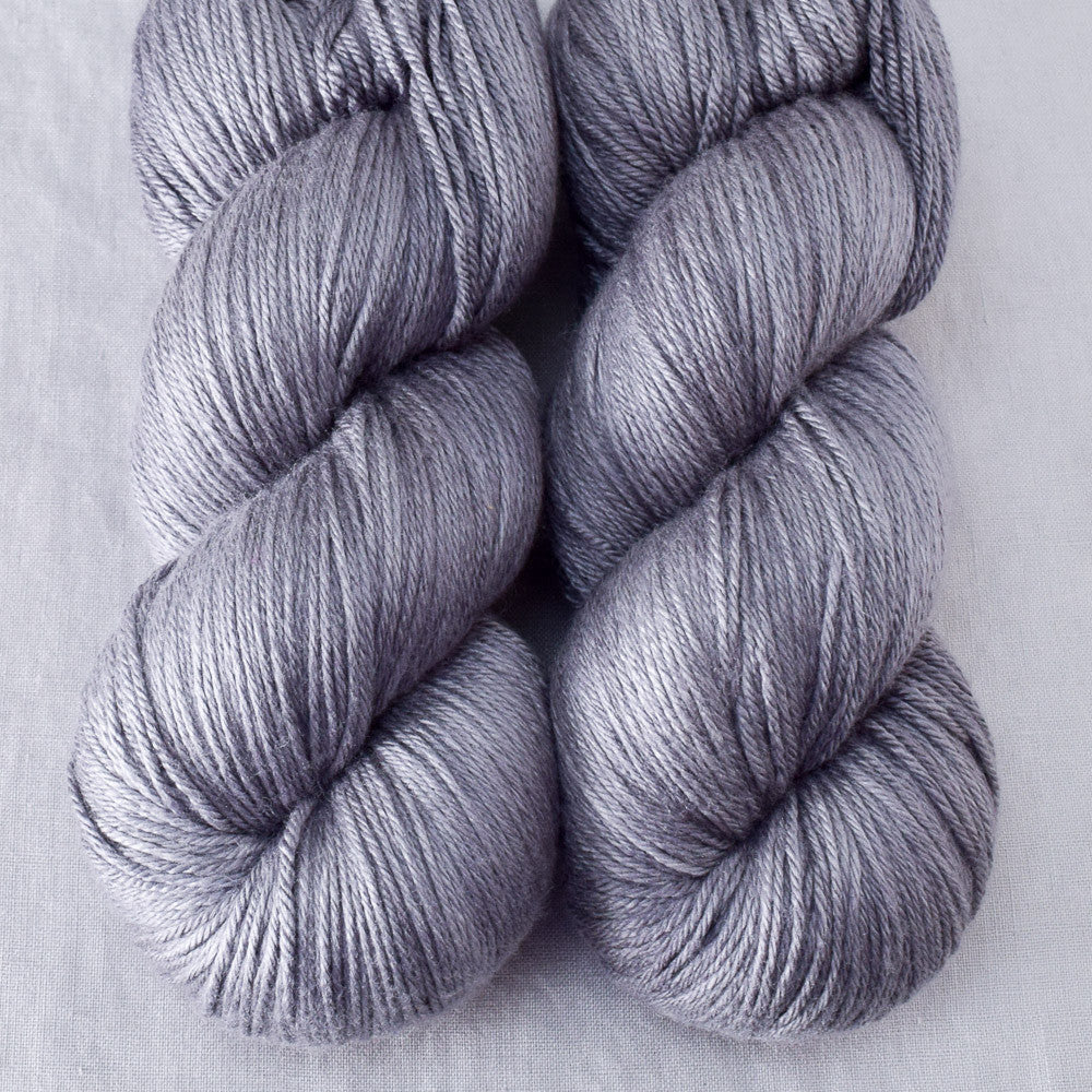 Oxidized Silver - Miss Babs Big Silk wool and silk blend yarn