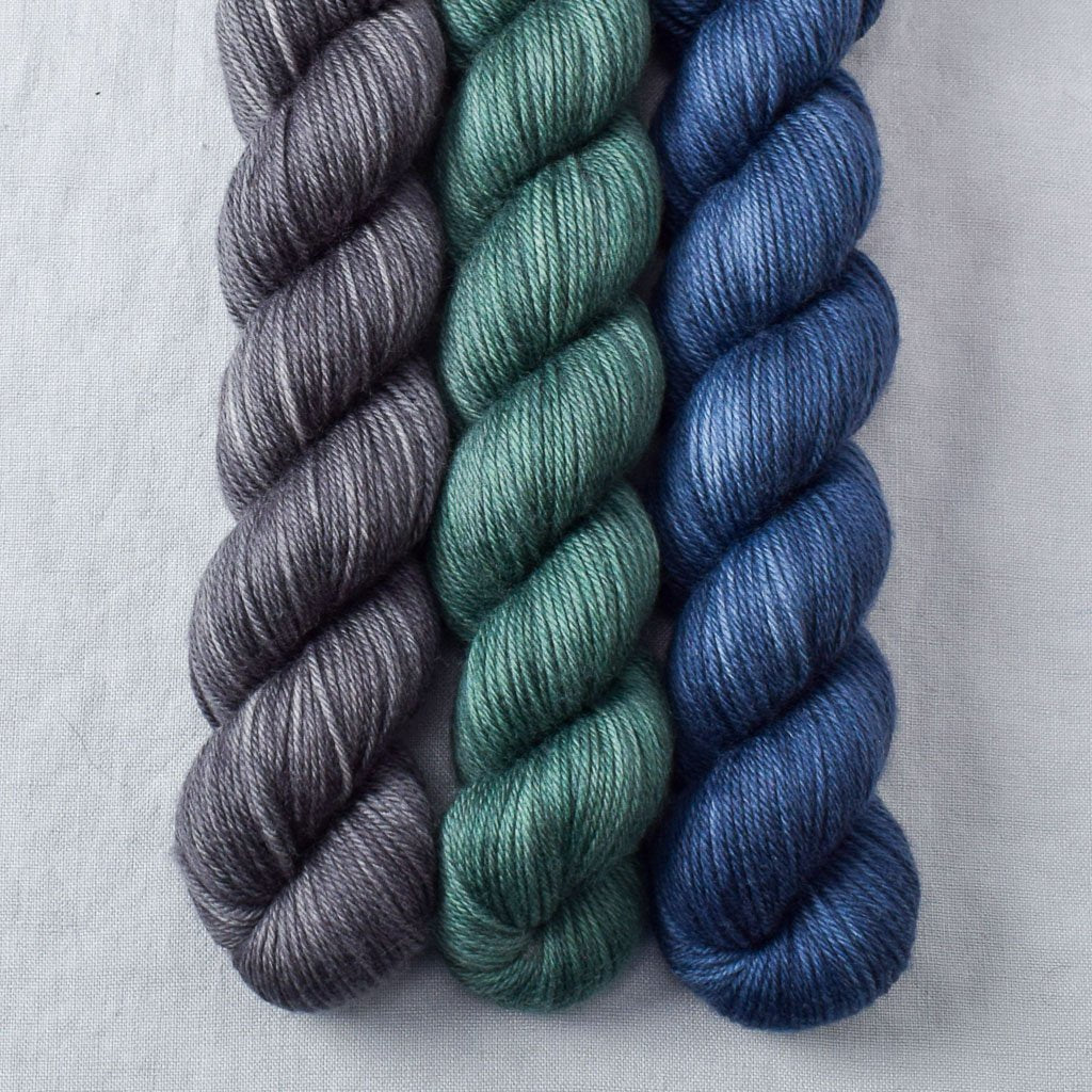 Oxidized Silver, Pallon Beach, Stowaway - Miss Babs Yowza Mini Trio