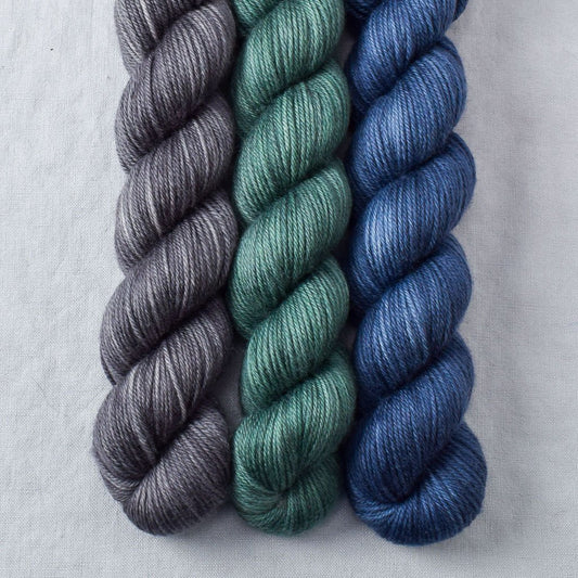 Oxidized Silver, Pallon Beach, Stowaway - Miss Babs Yowza Mini Trio