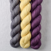 Oxidized Silver, Tulipa, Wheaten - Miss Babs Yowza Mini Trio