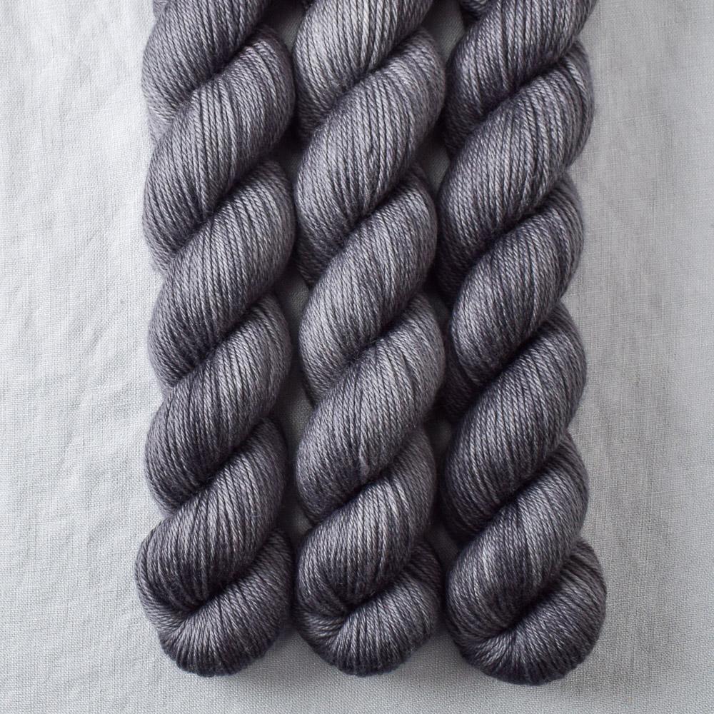 Oxidized Silver - Miss Babs Yowza Mini superwash Merino wool yarn