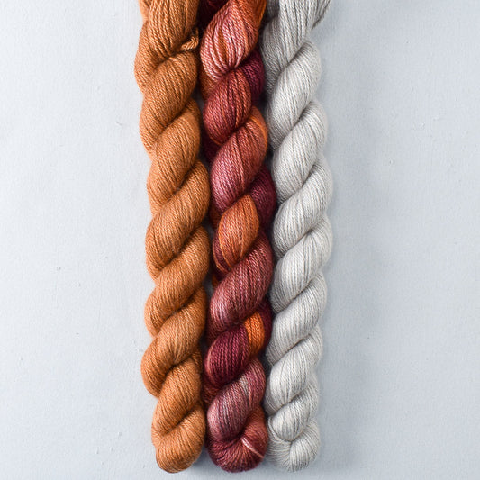 Oyster, Roasted Pumopkin, Volcanic Eruption - Miss Babs Sojourn Cowl Set