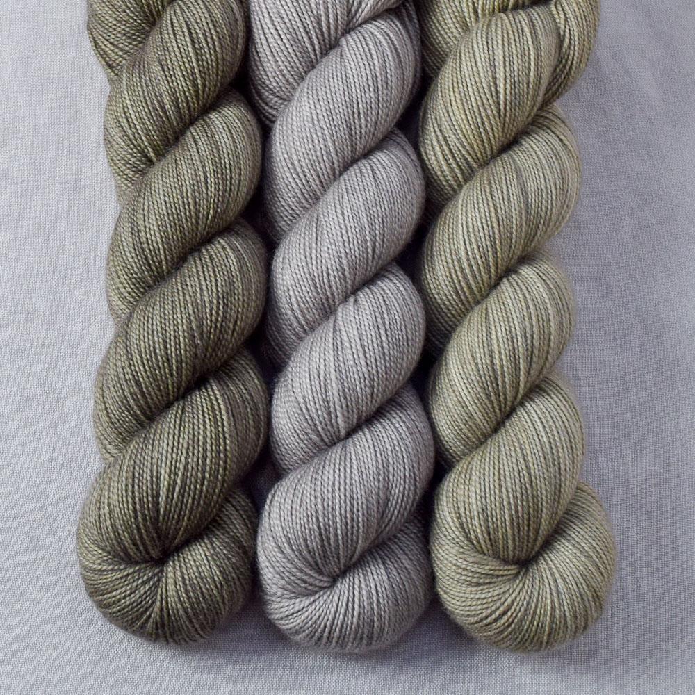 Oyster, Sage Brush, Sycamore - Miss Babs Yummy 2-Ply Trio