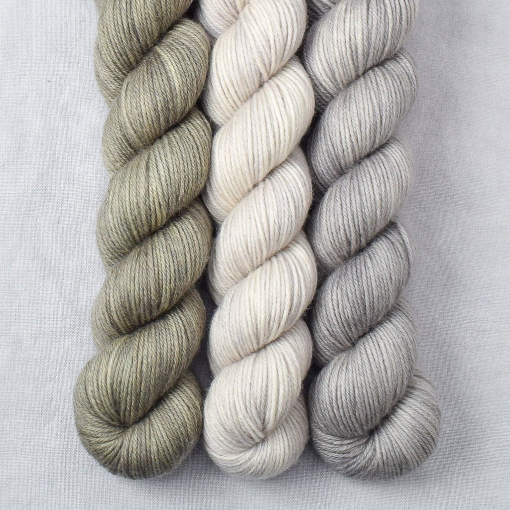 Oyster, Sycamore, White Peppercorn - Miss Babs Yowza Mini Trio