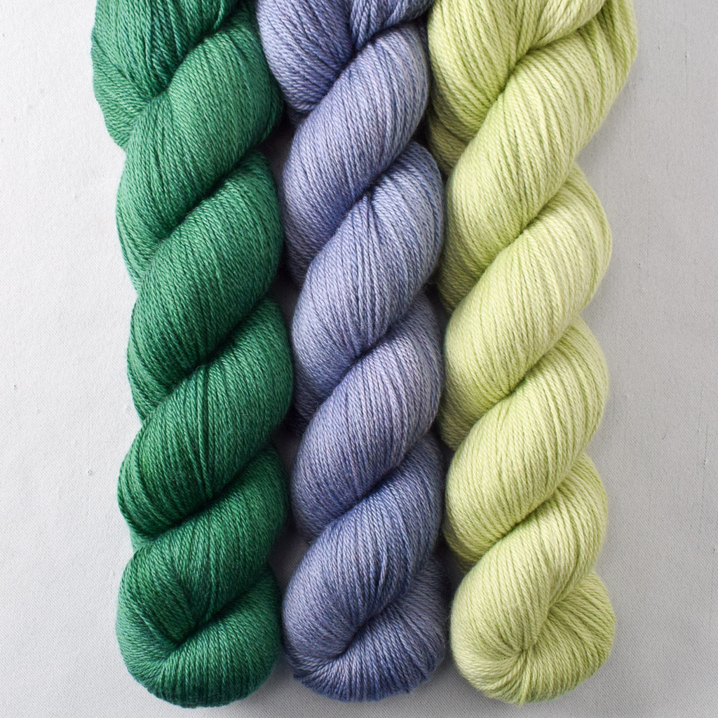 Oz, Blue Mussel, Spring Green - Caroline Trio