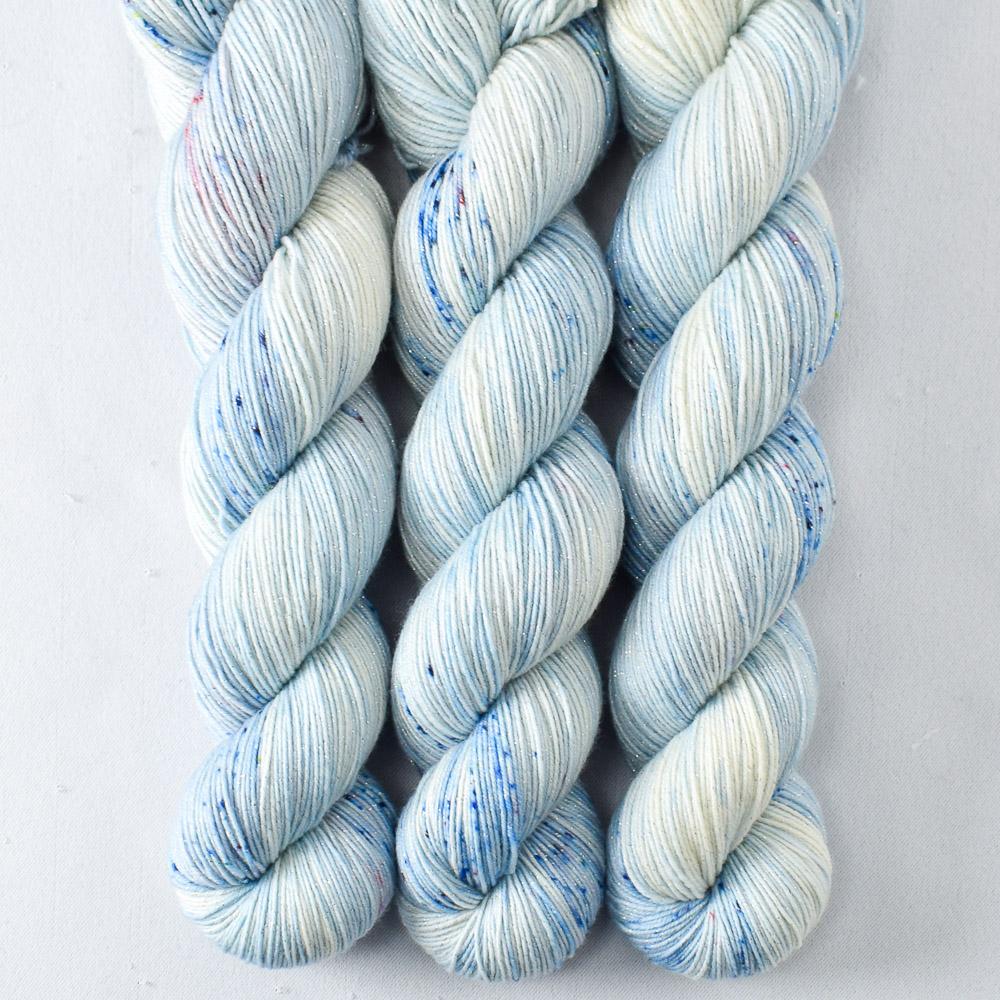 Page Turner - Miss Babs Estrellita fingering weight superwash merino and Lurex yarn
