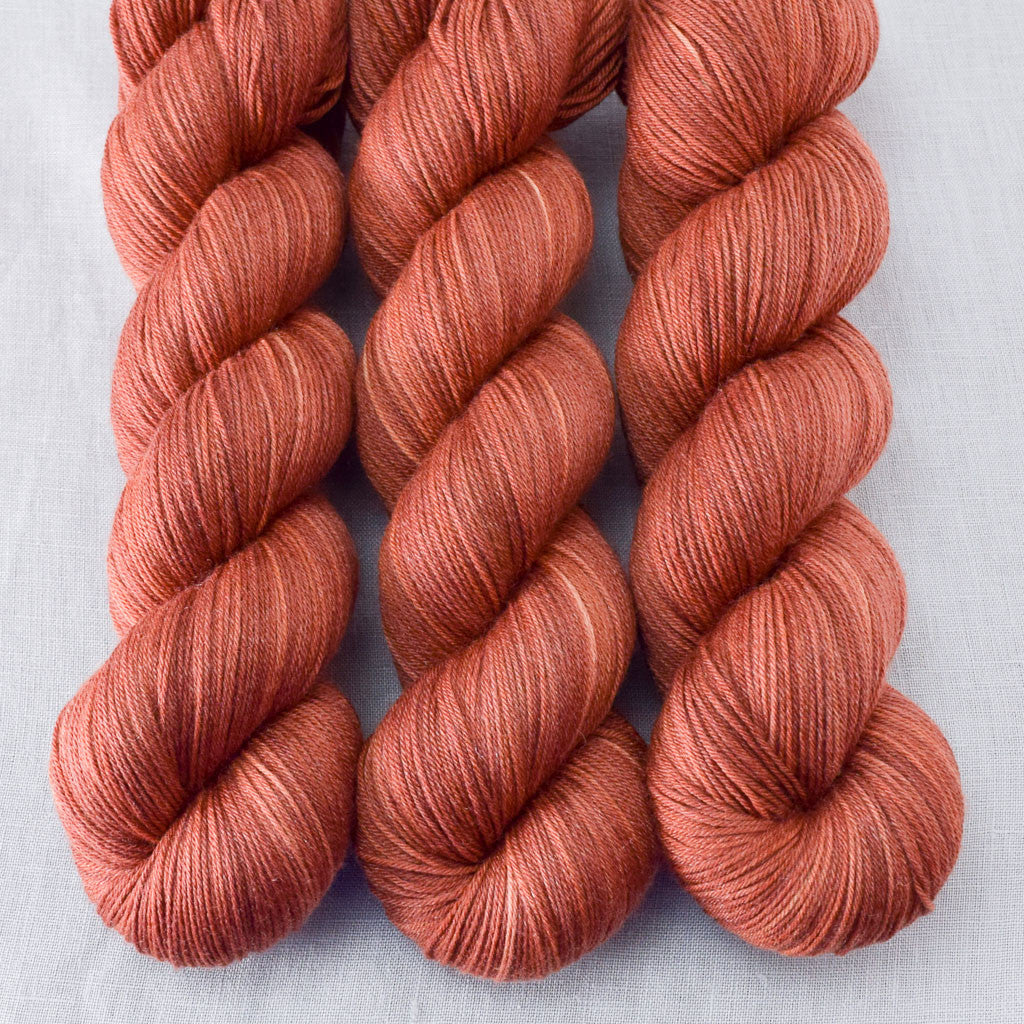 Paprika - Miss Babs Tarte wool blend sock yarn