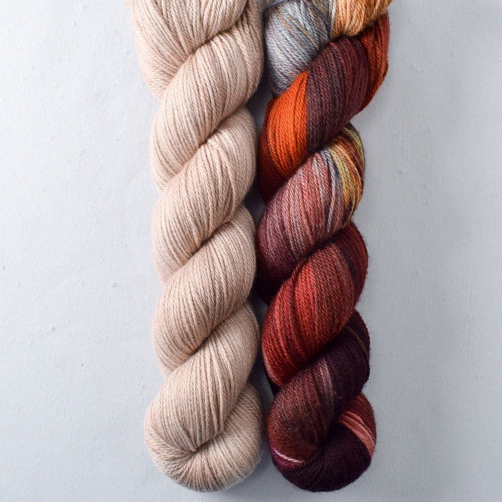 Parchment, Volcanic Eruption - Miss Babs Caroline Duo