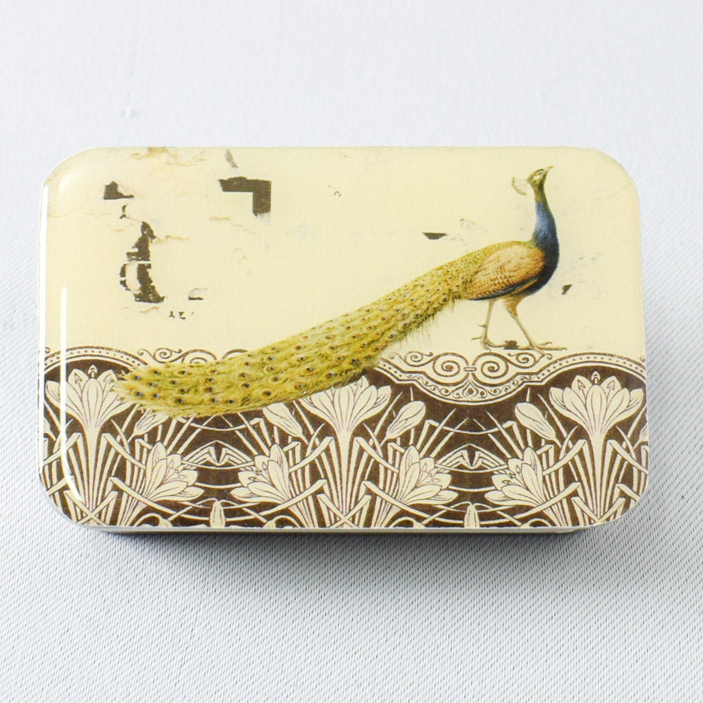 Peacock Tin - Miss Babs Notions